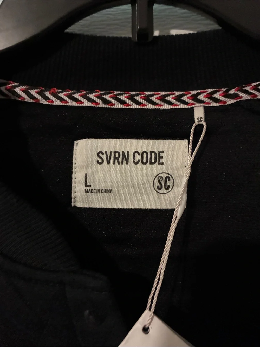 Svrn code black quilted